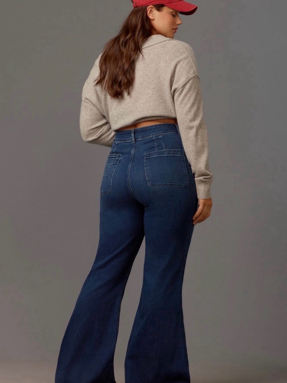 Anthropologie Maeve High-Rise Mega Flare Jeans size 16W - Picture 4 of 8